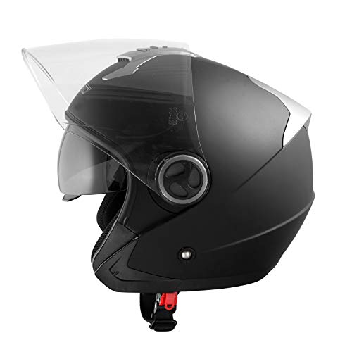 Casco Jet Moto Omologato ECE 22-05 Visiera