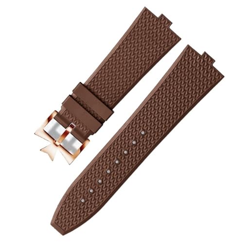 Bracelet de montre VC bouche convexe 7 mm SAAWEE en caoutchouc FKM 4500V