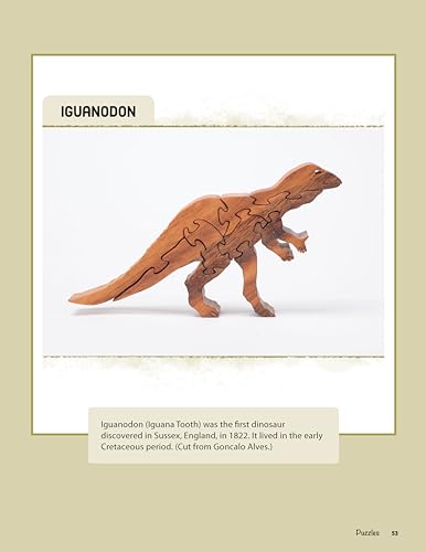 Making Wooden Dinosaur Toys and Puzzles: Jurassic Giants to Make and Play With (Fox Chapel Publishing) 36 Puzzle & Toy Patterns for T-Rex, Brontosaurus, Ichthyosaur, Stegosaurus, Triceratops, and More - Image 7