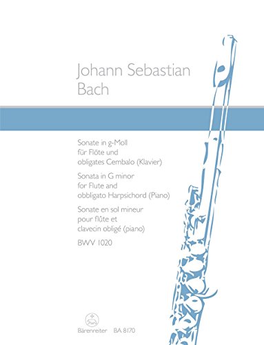 Johann Sebastian Bach: Sonate g-Moll BWV 1020: Flute: Instrumental Work