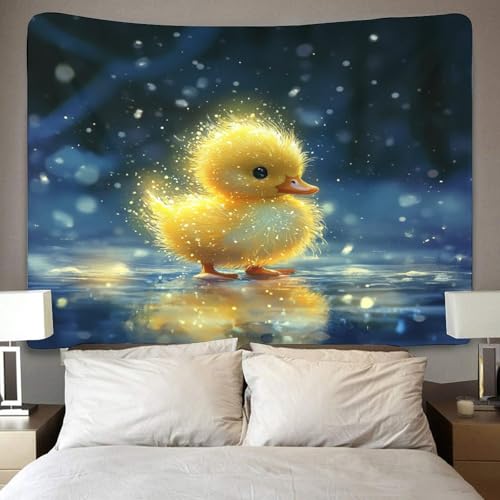 Couverture murale imprimée canard jaune pour masquer un mur abîmé - 4