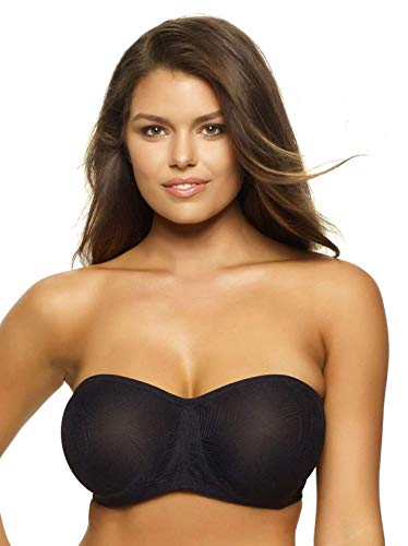 Felina Paramour Delightful Seamless Unlined Lace Bandeau | Bra | Support3