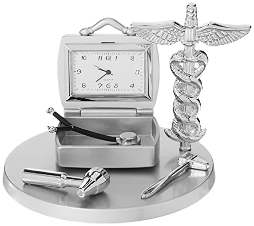 Sanis Enterprises Doctor's Clock, 3.5-Inch, Silver #TOP1