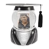 Things Remembered Personalized Graduation Cap Photo Musical Snow Globe (Free Customization), Plays Pomp and Circumstance Music