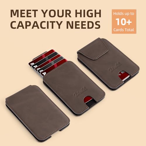 Zitahli Slim Wallet for Men and Women 6-8 Cards Minimalist Leather Credit Card Holder Front Pocket RFID Blocking Gifts Ideal Choice4