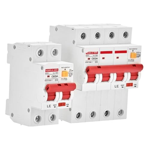 Disjoncteur différentiel 30mA 2P 63A pour la protection électrique domestique 220V