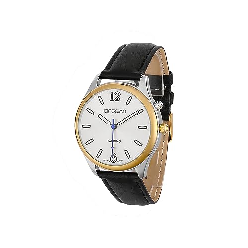 Montre parlante en anglais pour aveugles et seniors avec grand cadran