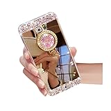 Shinetop Galaxy Note 5 Case Glitter, Luxury Crystal Rhinestone Soft TPU Rubber 3D Diamond Bling Mirr
