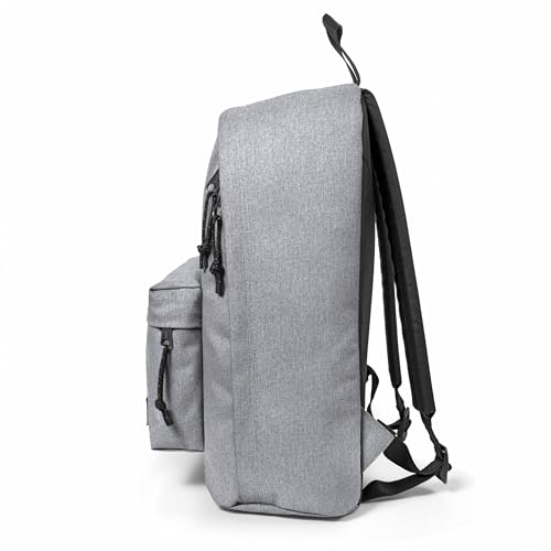 Image of EASTPAK Out Of Office - 31L Backpack with Dual Compartments, 16 inch Laptop Sleeve, Security Pocket, Bottle Holder & Air Mesh Straps, Sunday Grey