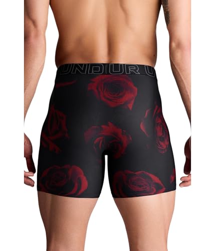 Under Armour Men's Performance Tech Mesh Graphic 6" Boxer Briefs2