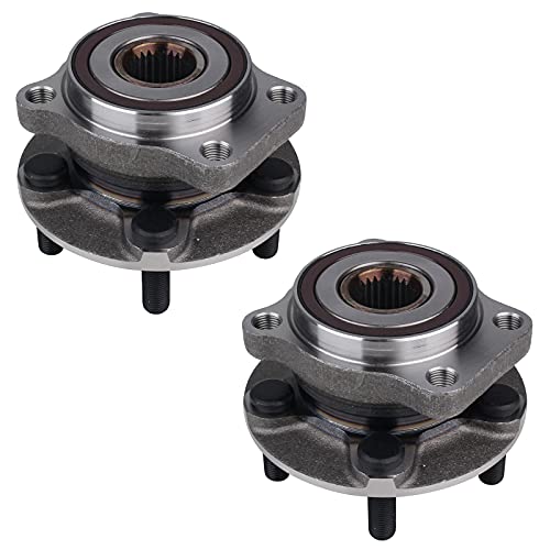 PAROD Pair 513303 Front Wheel Hub & Bearing Assembly Compatible with 2009-2014 Subaru Forester, 2008-2014 Impreza, 2013-2014 WRX, 2013-2014 XV Crosstrek [Thru 01/14/14], w/ABS