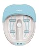 HoMedics Luxury Foot Spa, Pediluvio Massaggiatore Piedi con Idromassaggio, Funzione Mantenimento Acqua Calda, Testine Massaggianti, Pietra Pomice e Rulli Massaggianti Inclusi, Taglia Max: 47