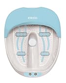 HoMedics Luxury Foot Spa, Pediluvio Massaggiatore Piedi con Idromassaggio, Funzione Mantenimento Acqua Calda, Testine Massaggianti, Pietra Pomice e Rulli Massaggianti Inclusi, Taglia Max: 47