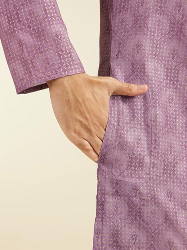 Image of DIWAS BY MANYAVAR Men's Cotton Blend Printed Kurta (1pc)