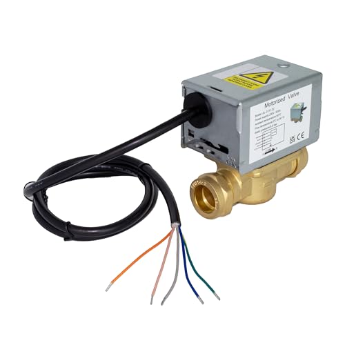 Vanne motorisée 2 ports 22 mm compatible motorisation V4043H1007 V4043C1156 - 2