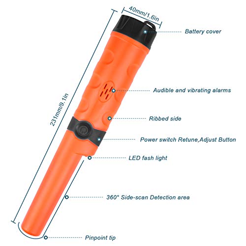 Kuman KW30-US Pin Pointer Water Resistant Metal Detectors thumb #3