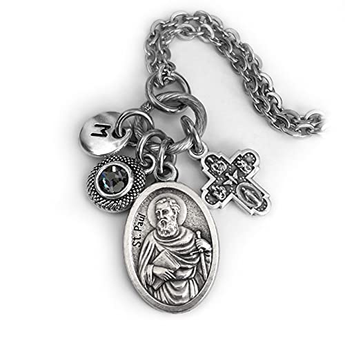 The Apostle St. Paul Necklace, Keychain or Clip, Patron Saint