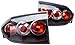 SPEC-D TUNING Tail Lights Black Compatible with 2004-2009 Hyundai Tucson Left + Right Pair Assembly