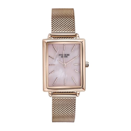 Sonata Poze Quartz Pink MOP Dial Rose Gold Metal Strap for Women-SP80079WM01WF (B0DDTYGQDM) Amazon Price History, Amazon Price Tracker