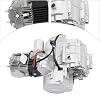 110CC Engine 4-Stroke 2-Valve Air-Cooled Engine Motor Electric Start Single Cylinder ATV Engine with CDI System Chain Driven Dirt Bike Engine