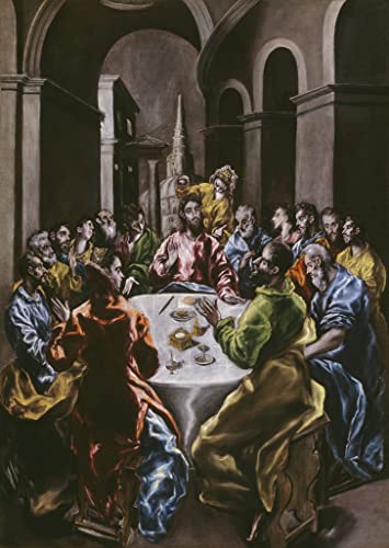 Toile murale abstraite El Greco 60x90cm pour habiller un mur vide de salon