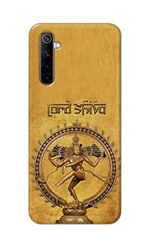 Image of PRINTFIDAA Lord Shiva As Nataraj Printed Designer Hard Case for Realme 6 / Realme 6S / Realme 6i (6.5 inch) Back Cover -(e) RPM1004