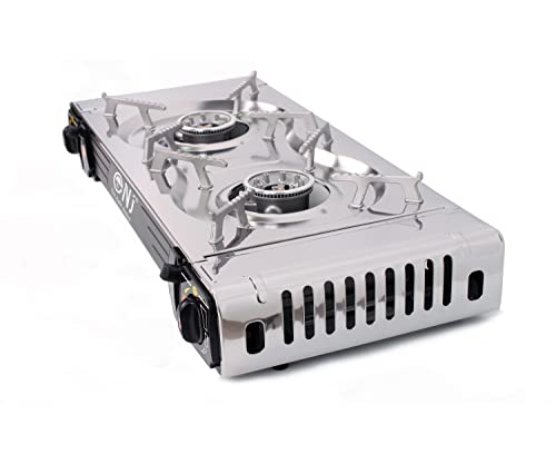 NJ SG-2S Double Burner Camping Stove - Portable Butane Gas Cooker with Case and Bag - Image 6
