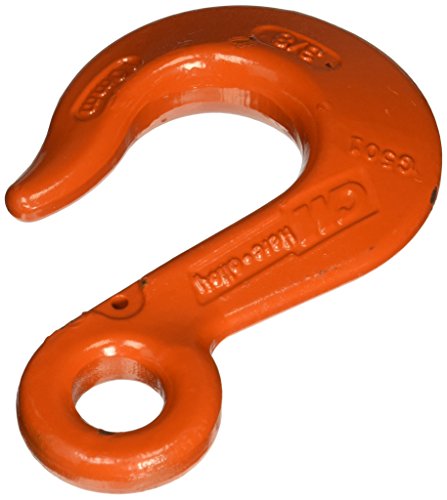 CM 458625 Eye Sling Hook Without Dual Rated Latch for Use with HA800 or HA1000, 3/8", 8,800 lb Work Load Limit