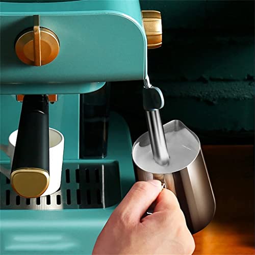 Kaffeemaschine, Milchaufschäumer, Küchengeräte, elektrische Schaum-Cappuccino-Kaffeemaschine (grün, wie auf dem Bild zu… – Bild 3