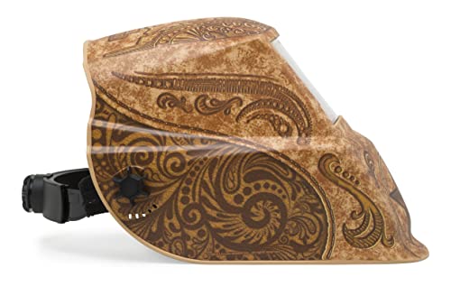 Image of Lincoln Electric-K4134-1 Welding Helmet, Brown, Ratchet, Plastic