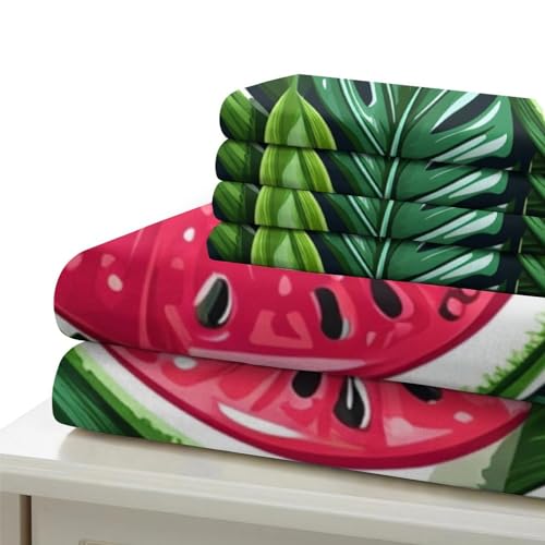 Parure de lit melons 3D fraîche pour dynamiser une chambre d'enfant single - 6