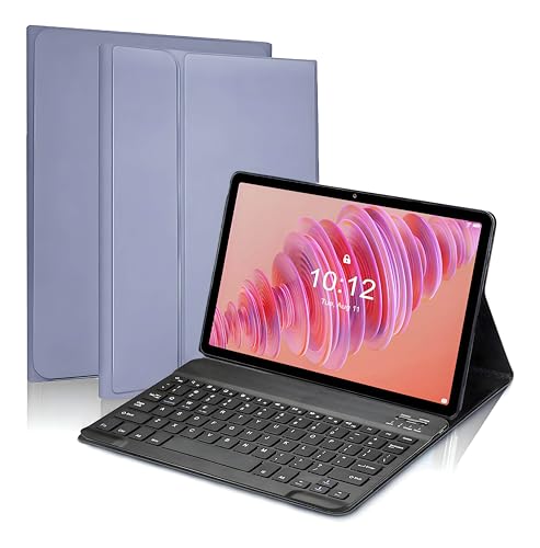 Image of ProElite Keyboard Case for Lenovo Tab Plus 11.5 inch Cover, Magnetic Detachable Wireless Bluetooth Keyboard Lenovo Tab Plus 11.5 inch, Lavender