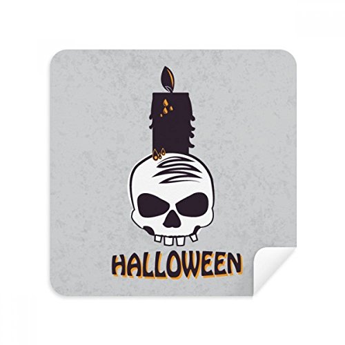 Suede tissu écran cleaner Halloween et chiffon de nettoyage lunettes 2Pcs