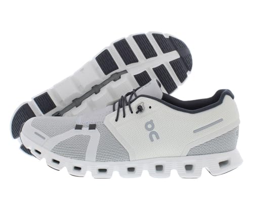 On Cloud 5 Combo Mens Shoes Size 11, Color: Ice/Glacier-Off-White