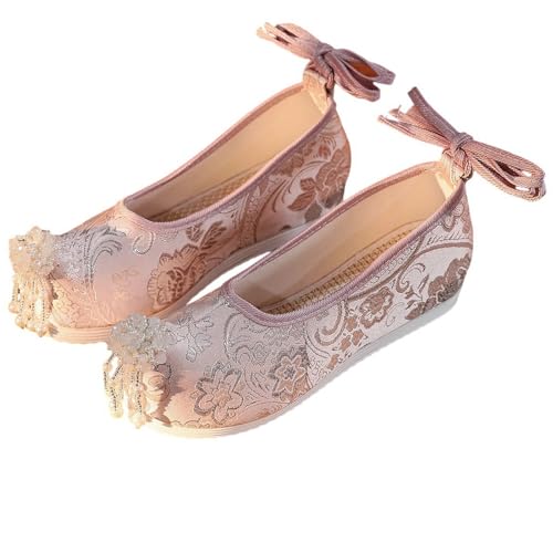 Bridal Embroidery Flats Embroideried Mary Janes Exquisite Hanfu Shoes