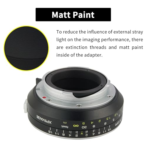 XPIMAGE Anillo Adaptador de Montura de Lente con Enfoque de telémetro y extensión Macro Compatible con Lente Leica R a cámara Leica M - imagen 7