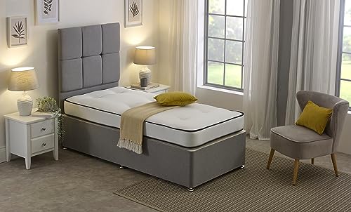 eXtreme comfort ltd Damask EasyClean Double Life Dual Sided Tufted Value Essentials Foam Free Innerspring & Comfort Fillings Budget Value Mattress, 2ft6 Small Single (75 x 190cm) eXtreme comfort ltd Damask EasyClean Double Life Dual Sided Tufted Value Essentials Foam Free Innerspring & Comfort Fillings Budget Value Mattress, 2ft6 Small Single (75 x 190cm)