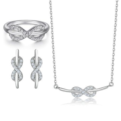 Pendentif en 8 et bague infini en or : le cadeau idéal pour femme