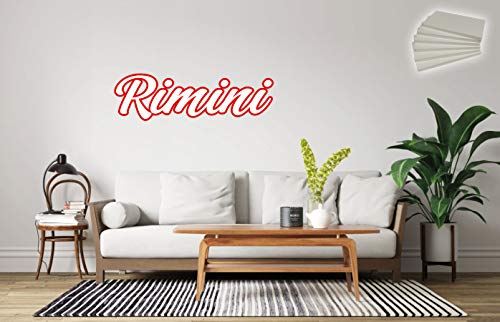 Adhesivo pared Rimini Blancorosso Tipolitografía Ghisleri para decorar salones modernos de hogar
