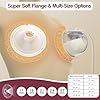 24mm CaraCups Wearable Milk Collection, Hands-Free Collection Cups Compatible with Spectra S1/S2/9 Plus/SG, Fit for Medela/Lansinoh/Zomee, 99.9% Separable Electric Breast Pumps, 2PC