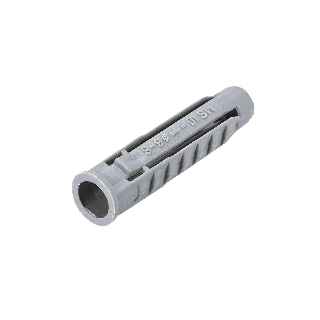 Wanddübel, 50 Stück 10 mm x 48 mm Kunststoff-Expansionsrohrsäule Betonanker Wand Grau for Hausgarten DIY Anwendung