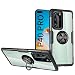 Produktbild KONEE Hülle Kompatibel mit Huawei P40 Pro, Transparente Handyhülle Mit 360 ° Verdrehbare Ring [ TPU + PC ], für Magnetischen Autohalterungen, Multifunktions Abdeckung für Huawei P40 Pro