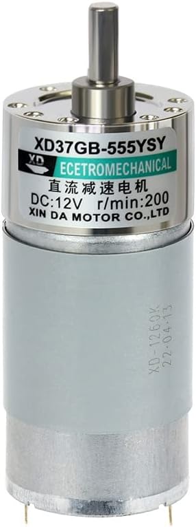 12/24V XD37GB-555YSY Micro DC gear motor - (Speed(RPM): 600 RPM, Voltage(V): 24V)