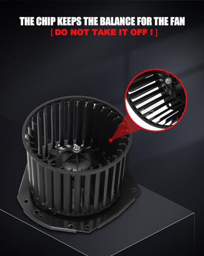 Image of AC Heater Blower Motor Fan Compatible with 1988-1991 for Chevy C1500 1992-1994 for Chevy C1500 Suburban 1992-1994 for Chevy Blazer, Replace 615-00537 52498869