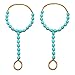 SUNSCSC 1 Pair Sandal Beach Turquoise Barefoot Sandal Foot Jewelry Anklet Chain Foot Bracelet