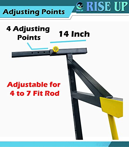 Image of RISE UP � Squat Rack Power Cage with with Pull Up Bar, J-Cups & Safety Arms