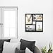 Malden 4-Opening Matted Collage Frame, Displays Four 4x6 Photos, Black