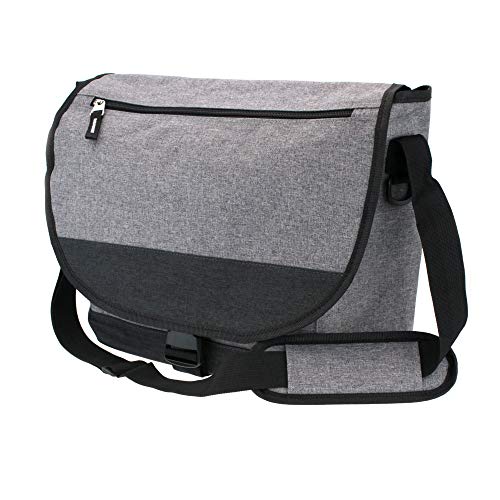 SA106 Mens Urban City Dweller Grey Heather Shoulder Messenger Bag