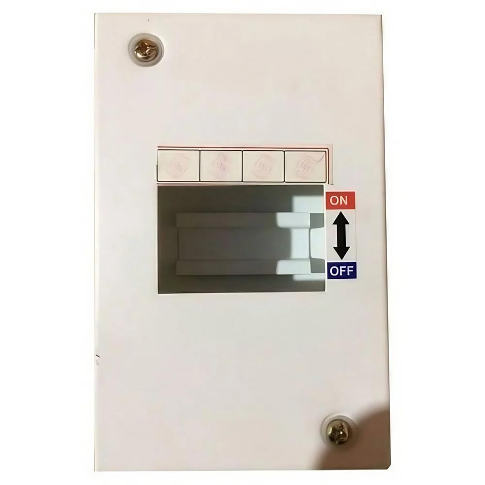 Mild Steel 4 Way MCB Box | Heavy Duty Electrical Enclosure with 35mm Gitti 2 Pcs-image-25