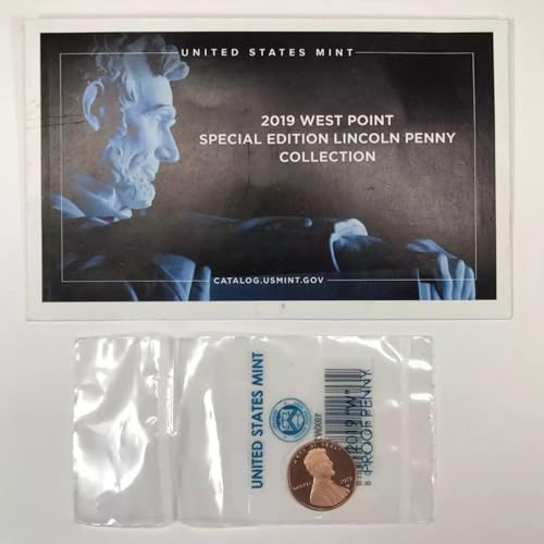 2019 West Point Special Edition Lincoln Shield Penny, Proof Coin, US Mint DCAM